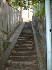 おばけ階段(下から)